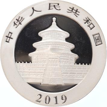 China Panda 2019 30 gram silver