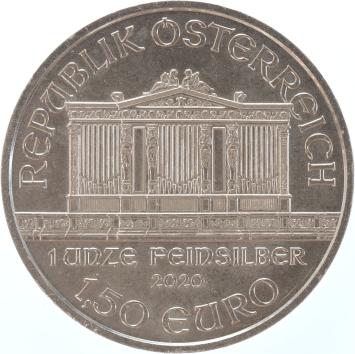 Oostenrijk Philharmoniker 2020 1 ounce silver