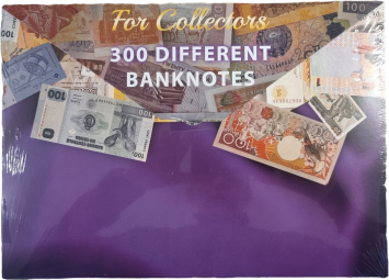 300 different banknotes world UNC