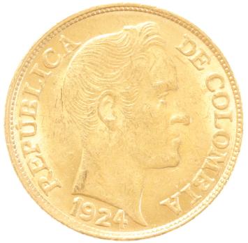 Colombia 5 Pesos 1924