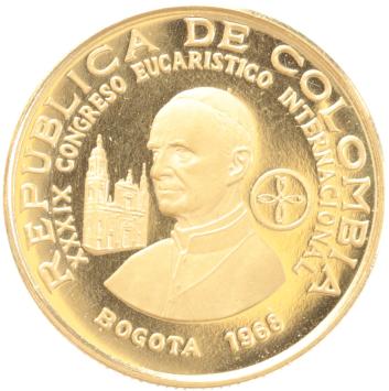 Colombia 100 Pesos 1968