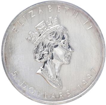 Canada Maple Leaf 1997 1 ounce silver
