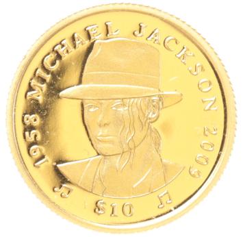 Sierra Leone 10 Dollars Michael Jackson 2009