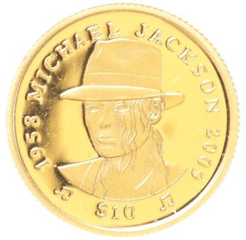 Sierra Leone 10 Dollars Michael Jackson 2009