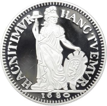 Replica 1 Gulden 1680 in Zilver