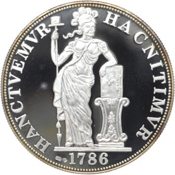 Replica 1 Gulden 1786 Nederlandse Maagd in Zilver Variant