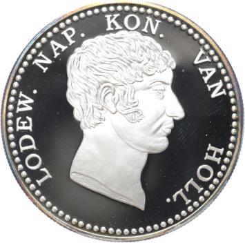 Replica 1 Gulden 1810 Lodewijk Napoleon in Zilver