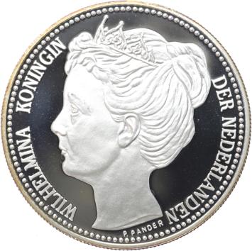 Replica 1 Gulden 1906 Wilhelmina Silver