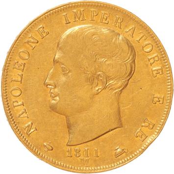 Italian States 40 lire 1811m