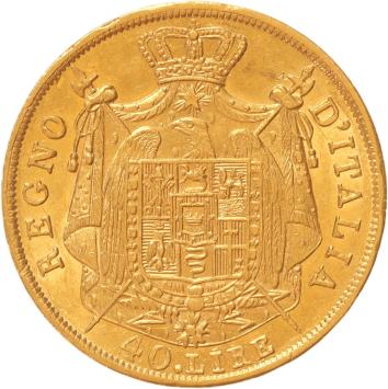 Italian States 40 lire 1811m