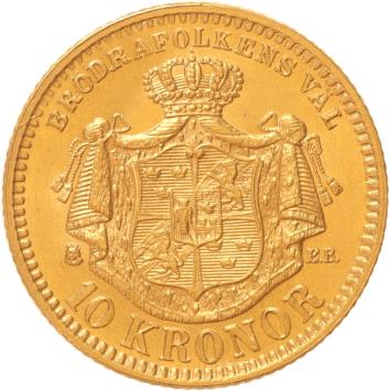 Sweden 10 kroner 1883