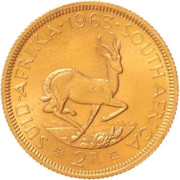 South Africa 2 rand 1963