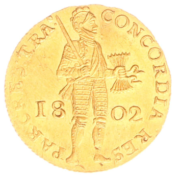 Utrecht Gouden dukaat 1802