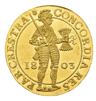 Utrecht double gold ducat 1803