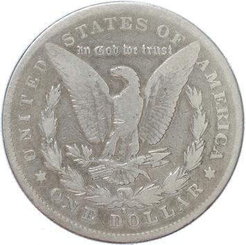 USA Morgan 1 dollar silver 1878s F/VF