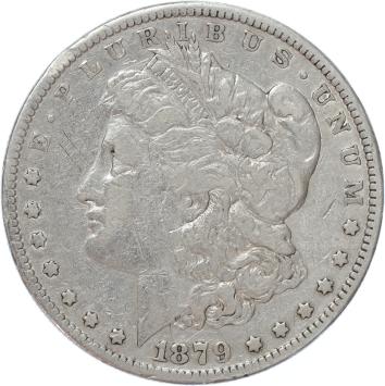 USA Morgan 1 dollar silver 1879 VF
