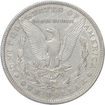 USA Morgan 1 dollar silver 1880o XF