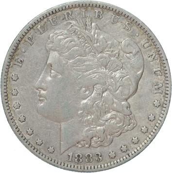 USA Morgan 1 dollar silver 1883o XF