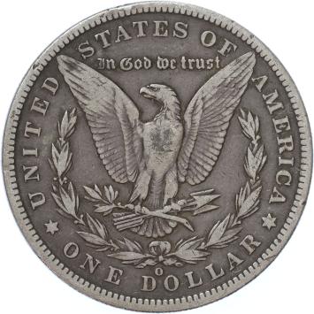 USA Morgan 1 dollar silver 1887o F/VF