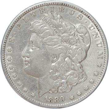 USA Morgan 1 dollar silver 1889 VF/XF