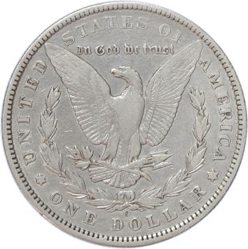 USA Morgan 1 dollar silver 1897o VF+