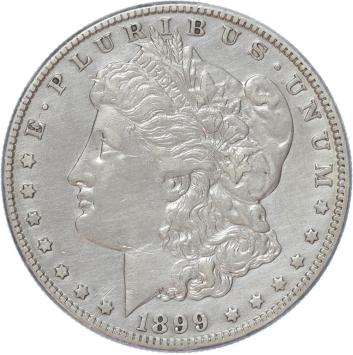 USA Morgan 1 dollar silver 1899o VF/XF