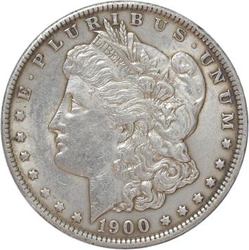 USA Morgan 1 dollar silver 1900 VF/XF