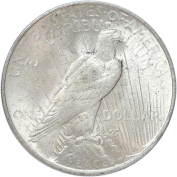 USA Peace 1 Dollar silver 1922 BU