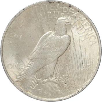 USA Peace 1 Dollar silver 1922 BU