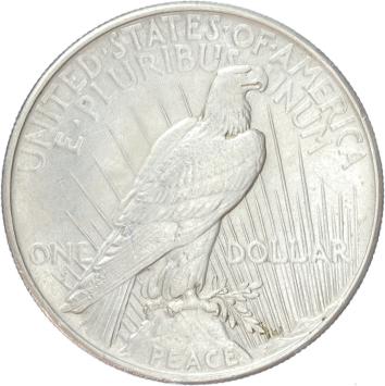 USA Peace 1 Dollar silver 1924 XF