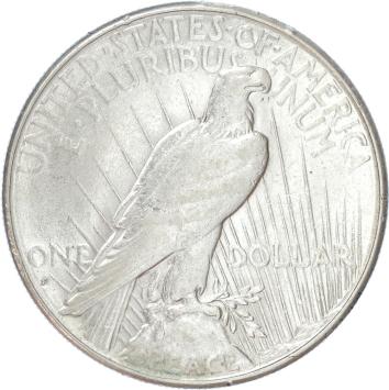 USA Peace 1 Dollar silver 1928s XF+
