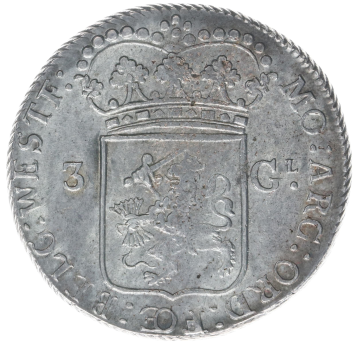 West Friesland. 3 Guilders. 1795