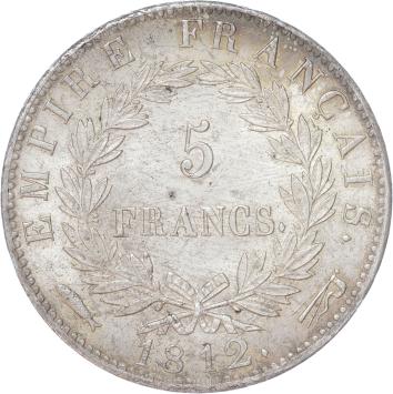 French incorporation 5 Francs 1812