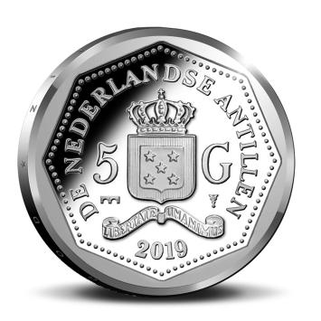 5 Gulden 2019 Monumentenzorg Nederlandse Antillen Proof