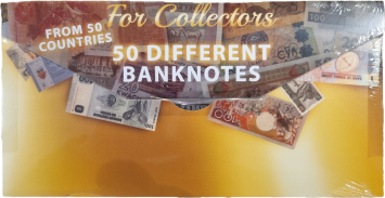 50 different banknotes from 50 different countries UNC