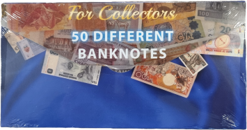 100 different banknotes world UNC - kopie