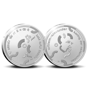 50 jaar erkenning COC 5 euro zilver 2023 herdenkingsmunt proof