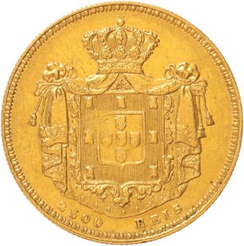 Portugal 2500 reis 1851