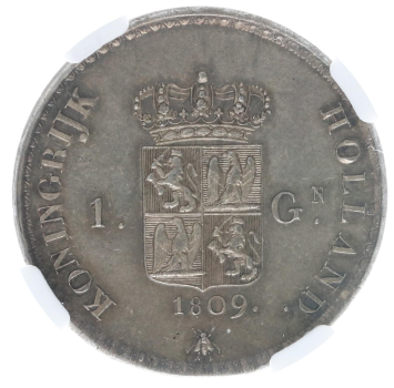 Koninkrijk Holland 1 Gulden zilver 1809