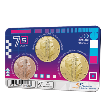 75 jaar TV – 75 cent in coincard 2026