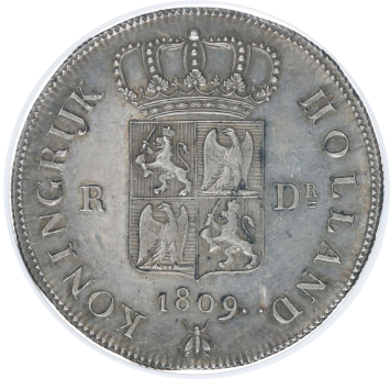Kingdom of Holland 1806-1810 Reichdaalder 1809 (2nd type)
