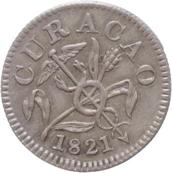 Curaçao 1 reaal 1821