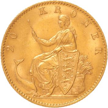 Denmark 20 kroner 1900