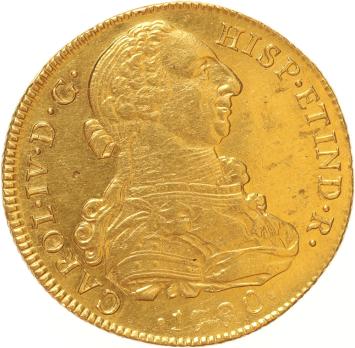 Peru 8 Escudos1790 ME IJ