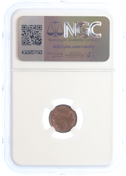 Netherlands Koningin Wilhelmina 1/2 cent 1903 MS63 RB