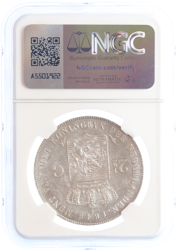 Netherlands Koning Willem II 2 1/2 gulden 1848 MS61