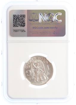 Netherlands Koningin Juliana 1 gulden 1955 MS65