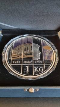 2019 Nationale één kilo herdenkingsmunt, Jubileumuitgifte 75 Jaar Operatie Market Garden - Slag om Arnhem 1944 - 2019