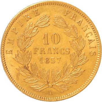 France 10 francs 1857a