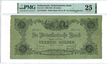 40 guilders 1860 Greens 91-8